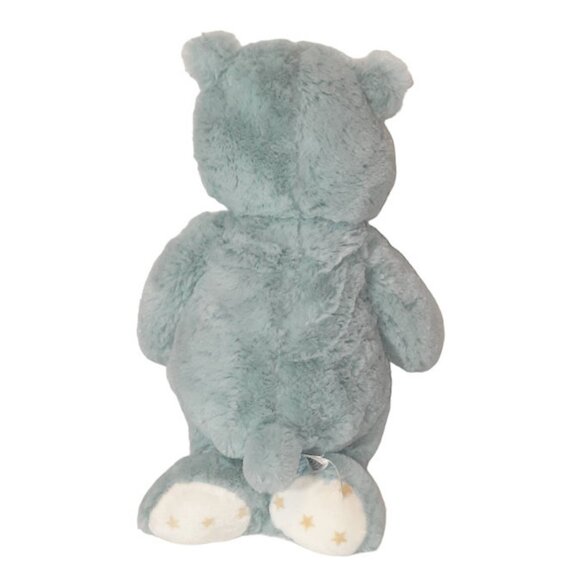 2017 Cloud B Hippo Dreamy Hugginz Stars Soft Aqua Stuffed Plush Toy 14" - Picture 6 of 7